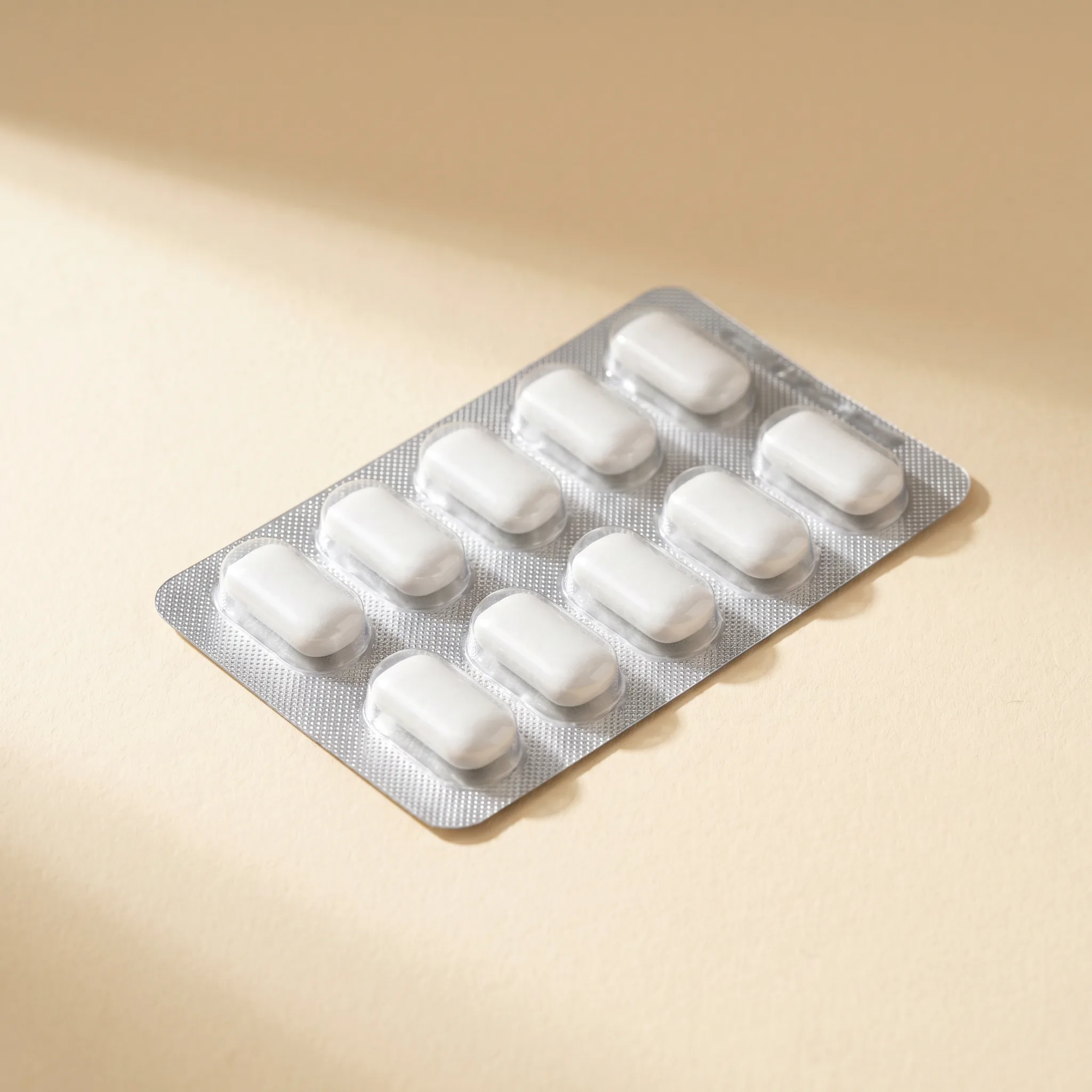 Chewing gum blister pack